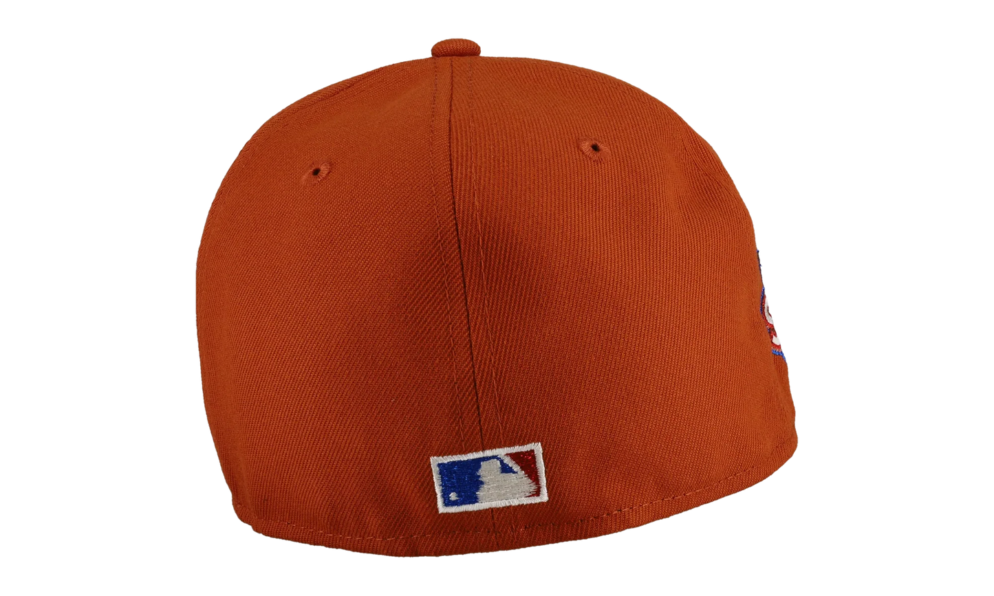59FIFTY New York Yankees 2008 World Series Fitted Hat "Burnt Orange / Metallic" 123451299941