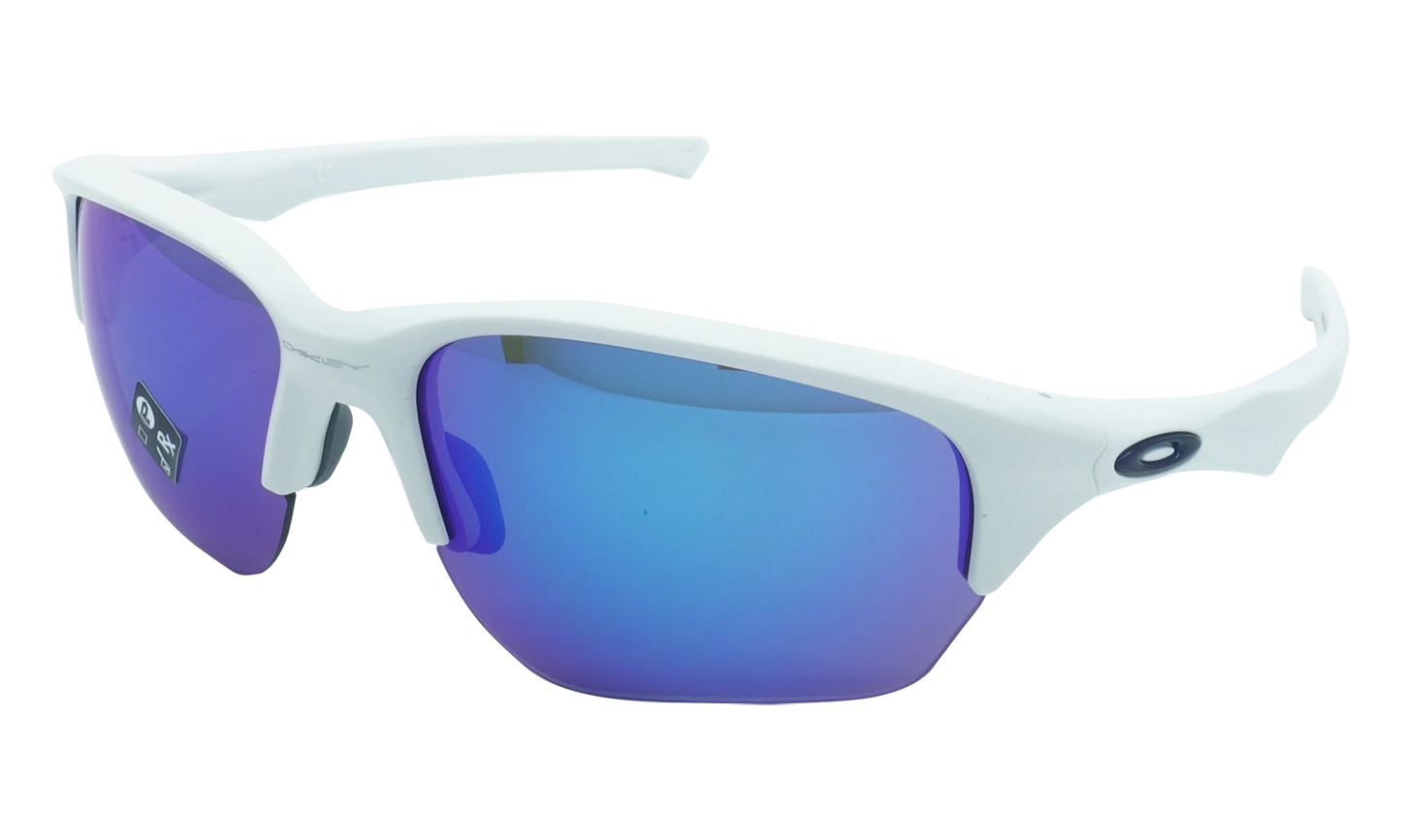 Flak Beta Sunglasses "Matte White / Sapphire Iridium" OO9363 15