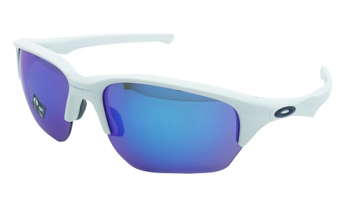 Flak Beta Sunglasses "Matte White / Sapphire Iridium" OO9363 15