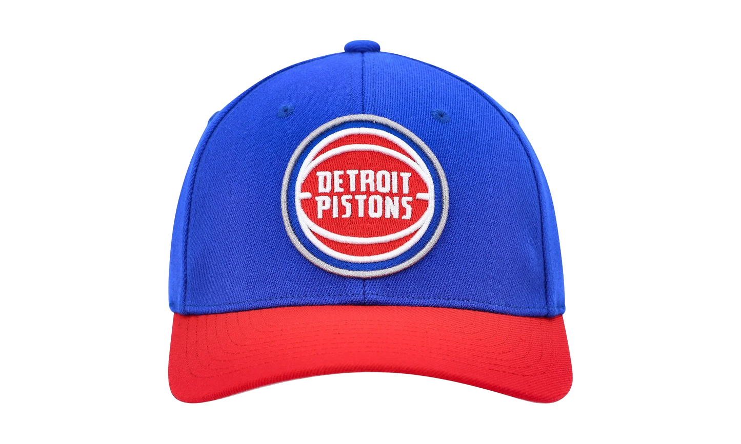 NBA Team 2 Tone 2.0 Stretch Snapback Cap "Detroit Pistons - Royal / Red" HHSS3265 DPIYYPPPRYRD