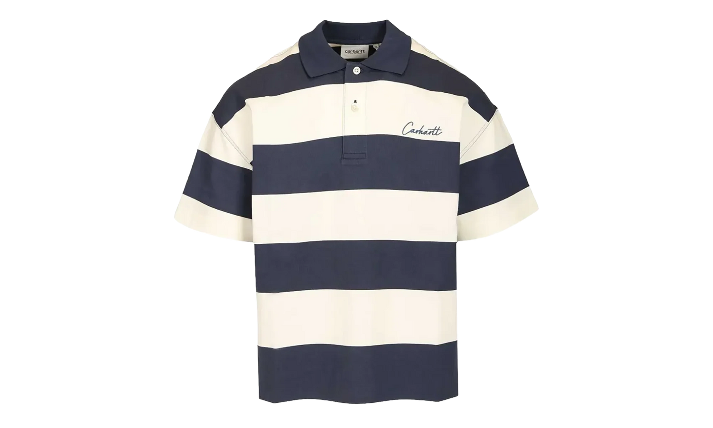 Delray Stripe Polo Shirt "Blue" I036187 3LE XX