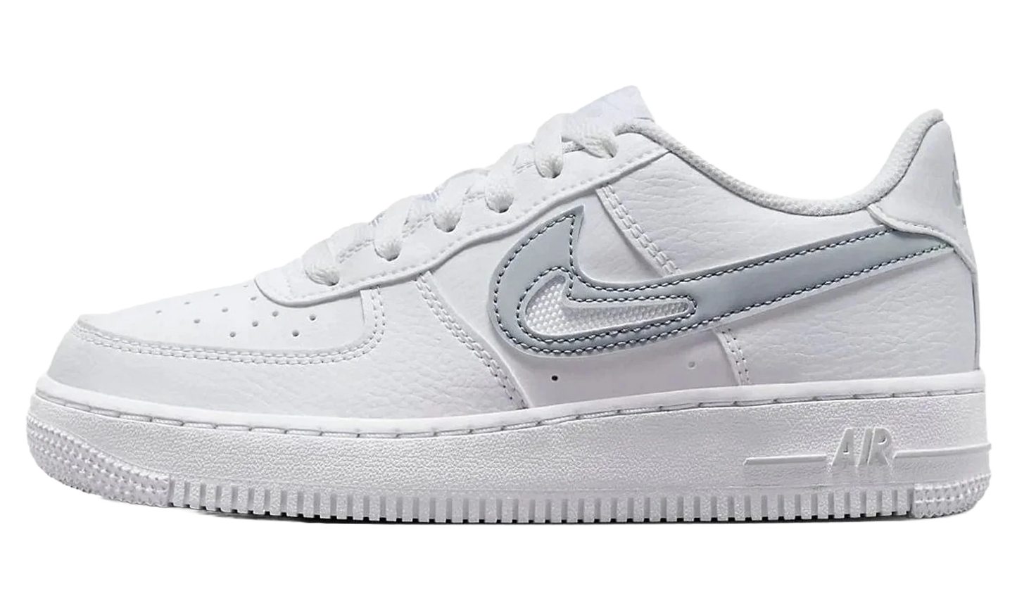 Air Force 1 GS "Cut Out Swoosh - White Photon Dust" FQ2413 100