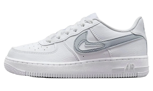 Air Force 1 GS "Cut Out Swoosh - White Photon Dust" FQ2413 100