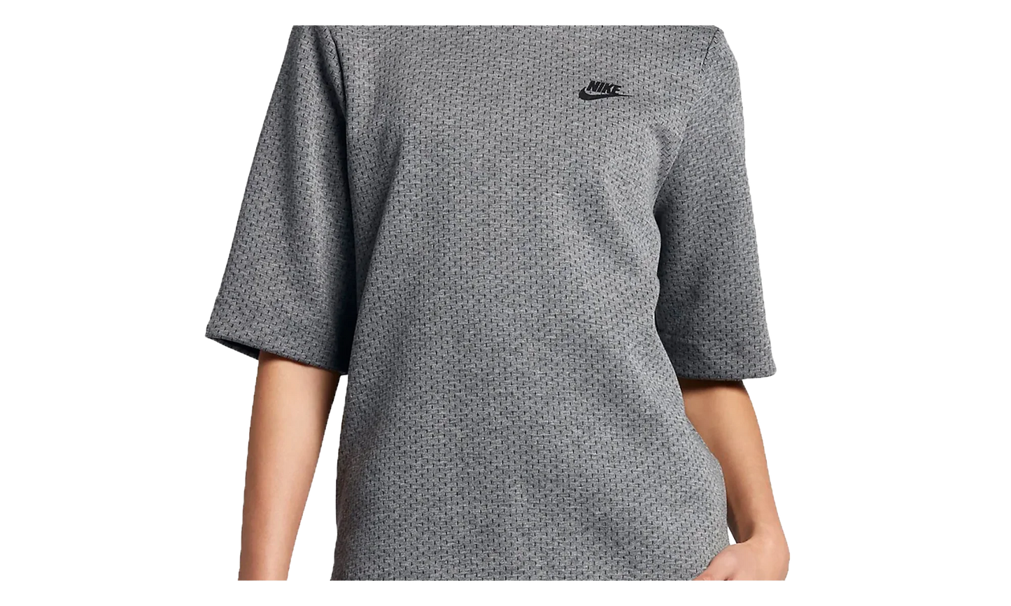 Sportswear Tech Fleece Top WMNS "Carbon Heather / Black" 833450 091