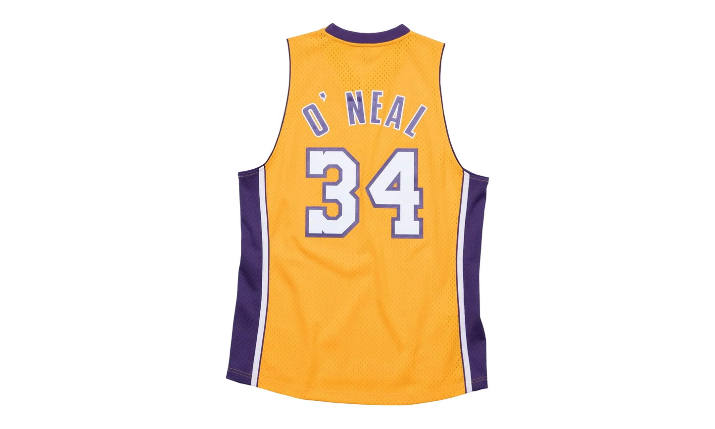 NBA Shaquille O’Neal Swingman Home Jersey "1999 Los Angeles Lakers - Gold" SMJYGS18179 LALLTGD99SON