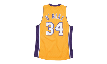 NBA Shaquille O’Neal Swingman Home Jersey "1999 Los Angeles Lakers - Gold" SMJYGS18179 LALLTGD99SON