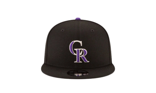 9Fifty MLB Colorado Rockies Basic Snapback Hat "Black" 11591059