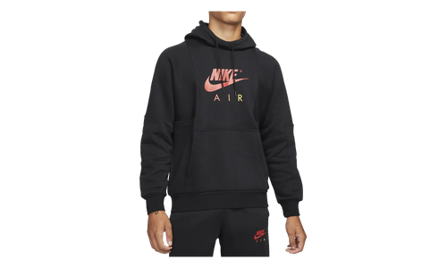 Sportswear Fleece Hoodie "Black / Mystic Red" DD6383 013