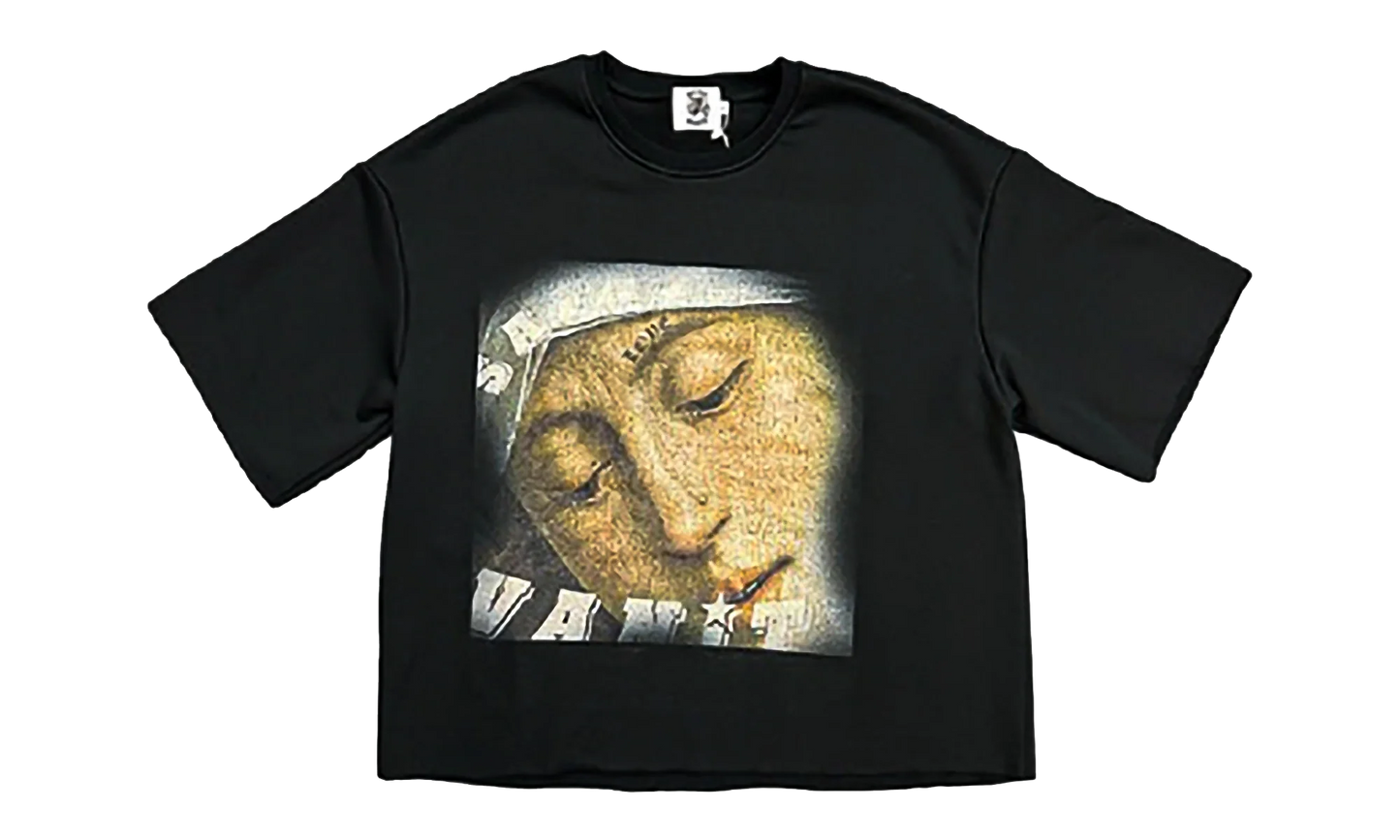 Love Saint Cropped Crewneck Tee "Black" OSTG SAISAIN NJKA