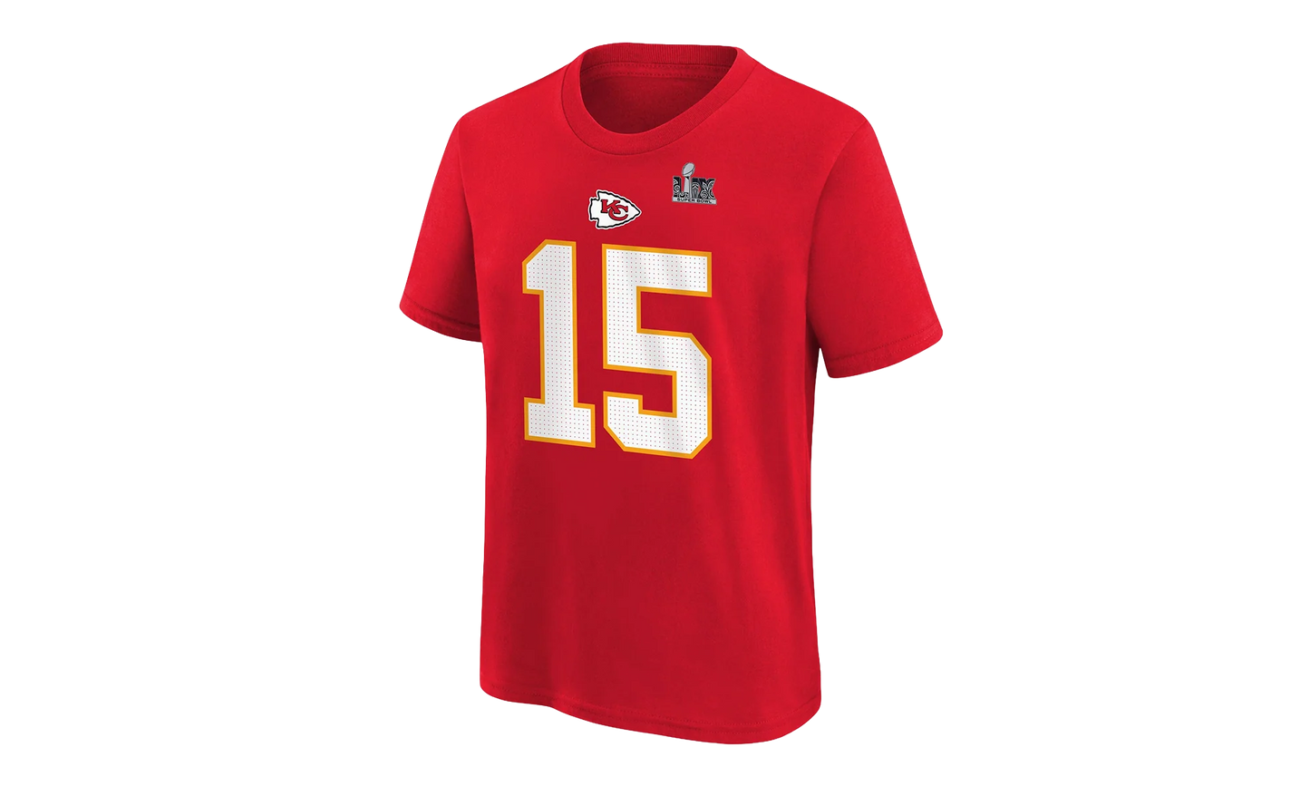 Player Name & Number Tee GS "Patrick Mahomes Chiefs Super Bowl LIX" 9Z1B7NFPRECHIP
