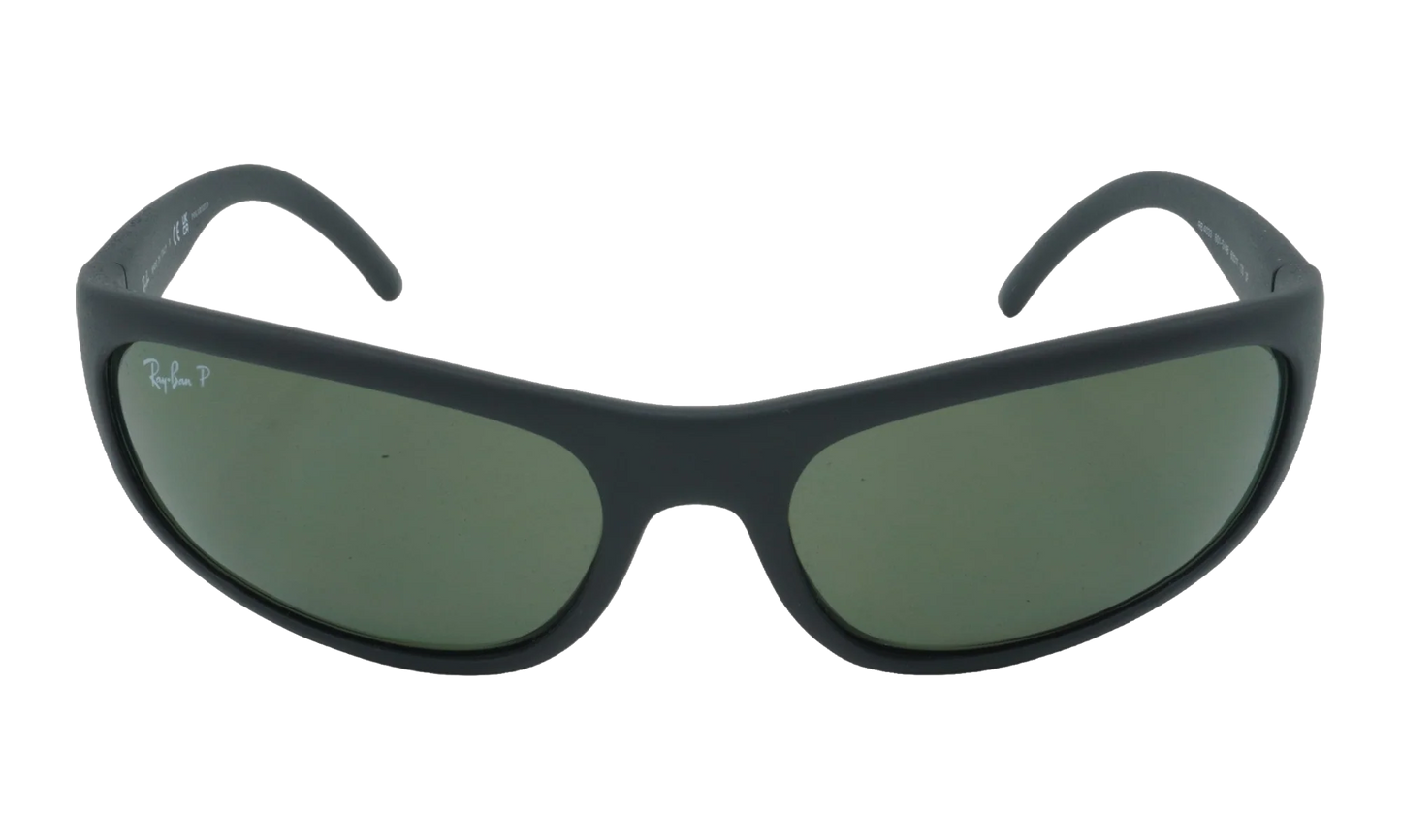 Predator Rectangular Polarized Sunglasses "Matte Black" RB4033-601-S48_60