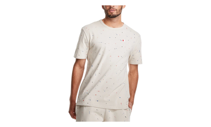 C-Life Heritage Paint Splatter T-Shirt "Pebblestone" T25969 549967 AZXC