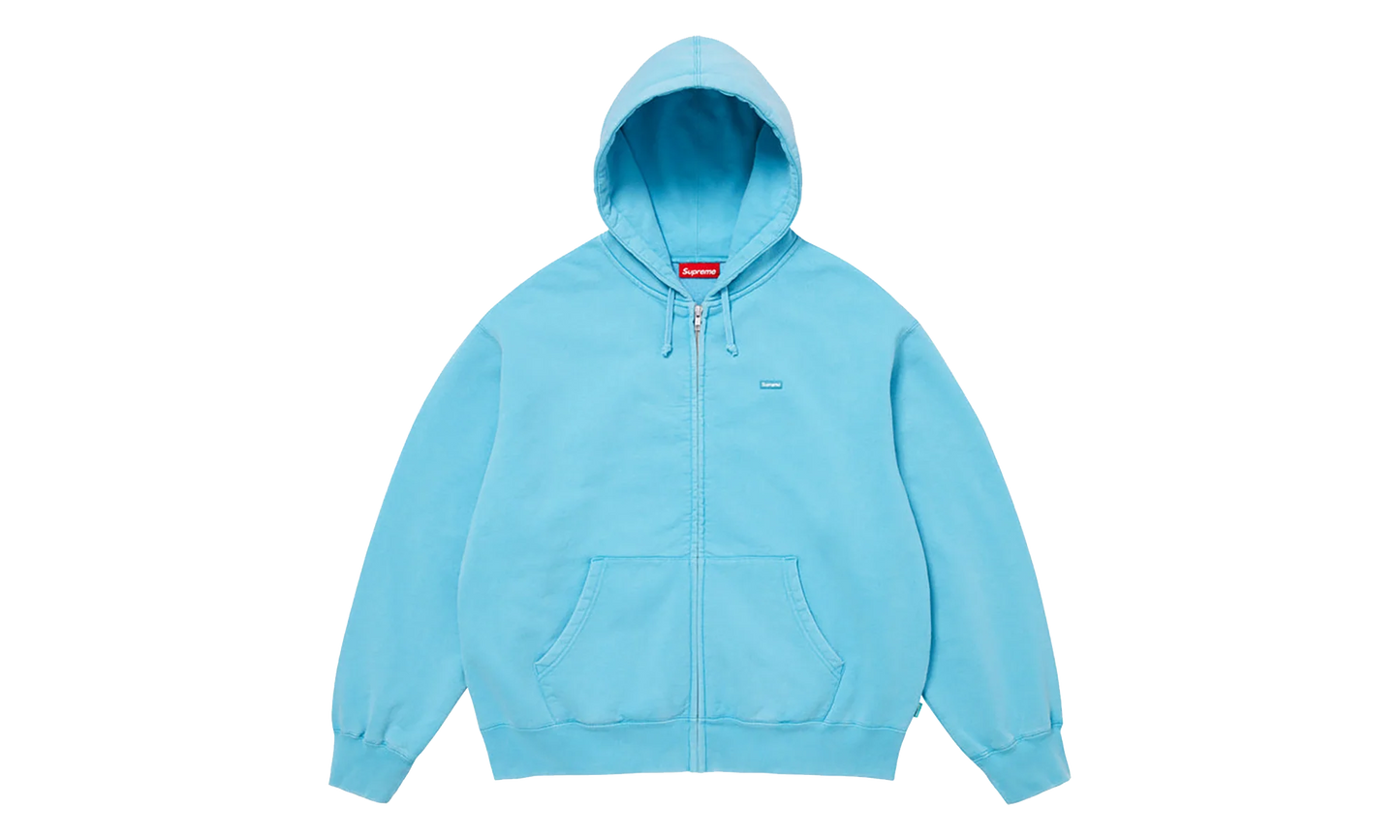 Small Box Zip Up Hooded Sweatshirt "SS26 - Light Blue" SU27350