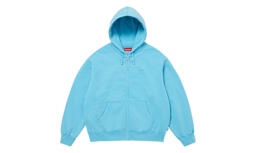 Small Box Zip Up Hooded Sweatshirt "SS26 - Light Blue" SU27350