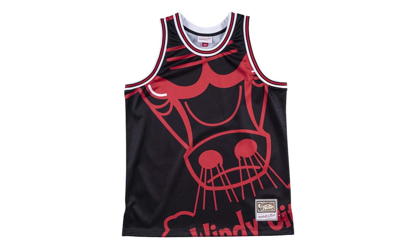 NBA Big Face Jersey "Chicago Bulls - Black" MSTKBW19068 CBUBLCK