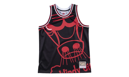 NBA Big Face Jersey "Chicago Bulls - Black" MSTKBW19068 CBUBLCK