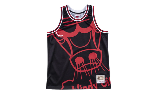 NBA Big Face Jersey "Chicago Bulls - Black" MSTKBW19068 CBUBLCK