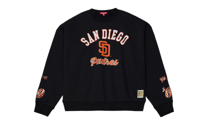 MLB Premium CR Fleece Sweatshirt WMNS "San Diego Padres - Black" SKU FC11344 SDPBLCK