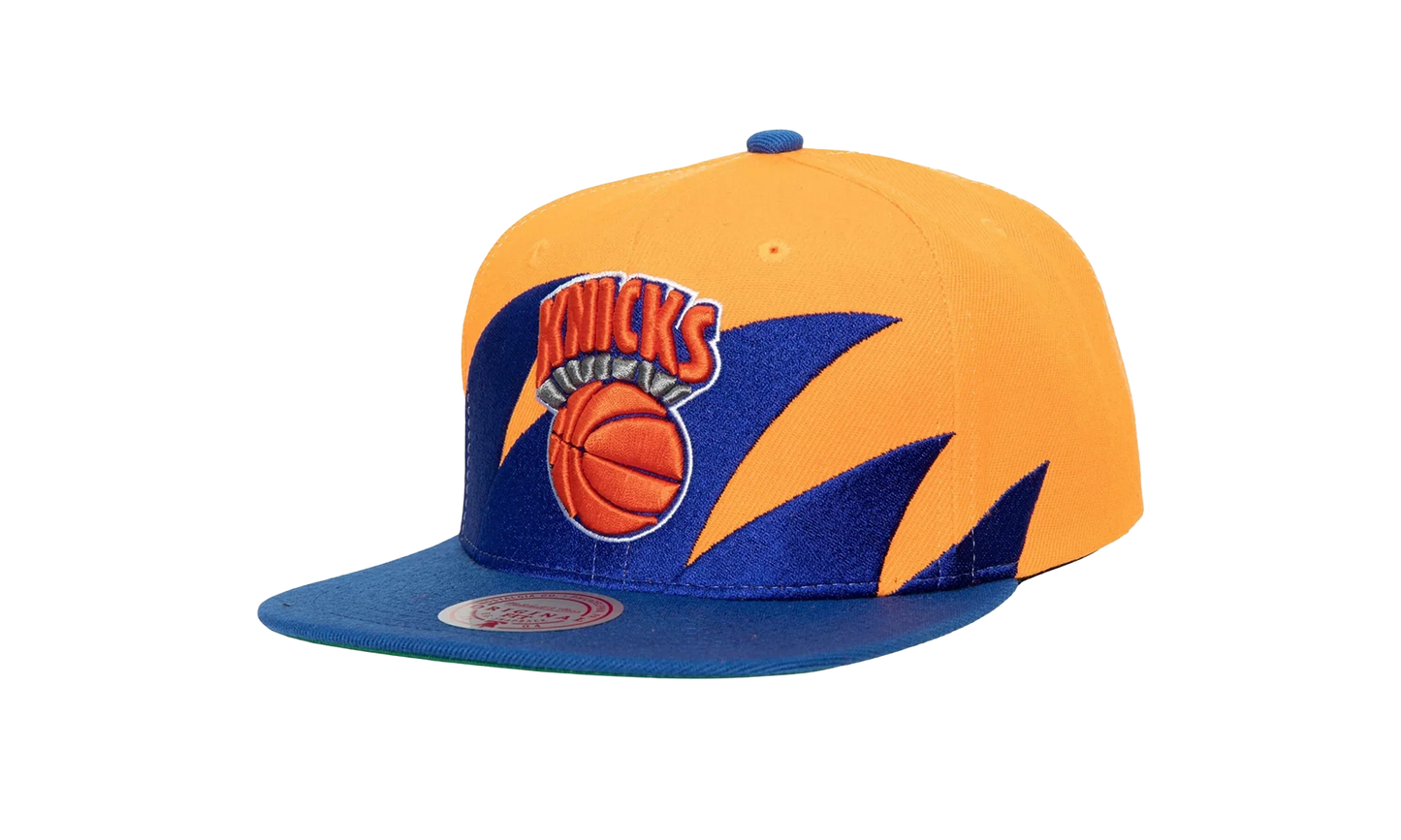 NBA New York Knicks Sharktooth HWC Snapback Hat "Orange/Royal" HHSS2978 NYKYYPPPORRY