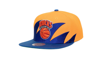 NBA New York Knicks Sharktooth HWC Snapback Hat "Orange/Royal" HHSS2978 NYKYYPPPORRY