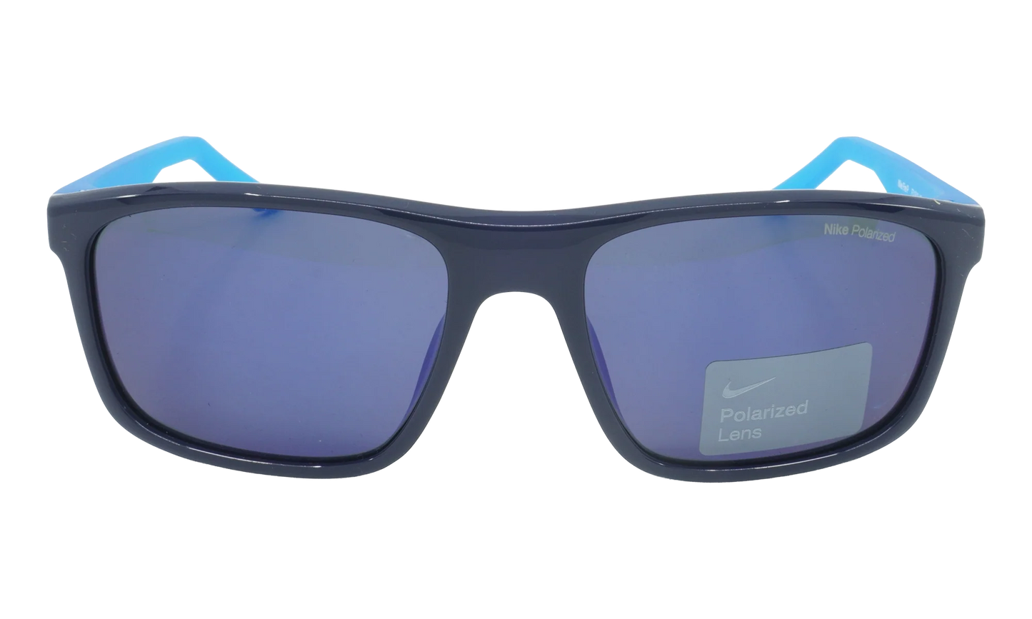 Fire Polarized Sunglasses "Obsidian / Polar Blue Flash" FD1818 451