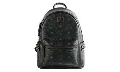 Mini Stark Side Studs Backpack in Visetos "Black" MMKEAVE16BK001