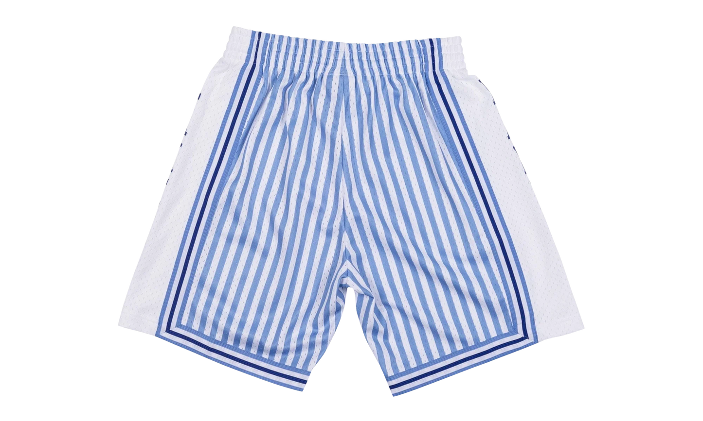 NBA Striped Swingman Shorts "1996 Los Angeles Lakers - Blue" SMSHBW19048 LALPTBL96