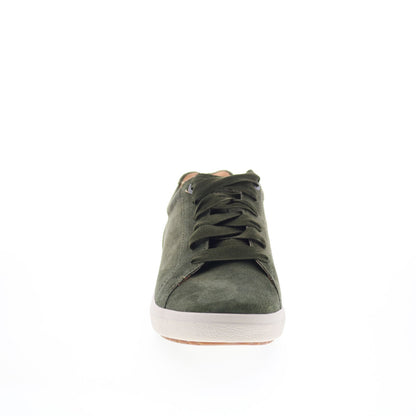 Aetrex Courtney CA104 Womens Green Suede Lace Up Lifestyle Sneakers Shoes