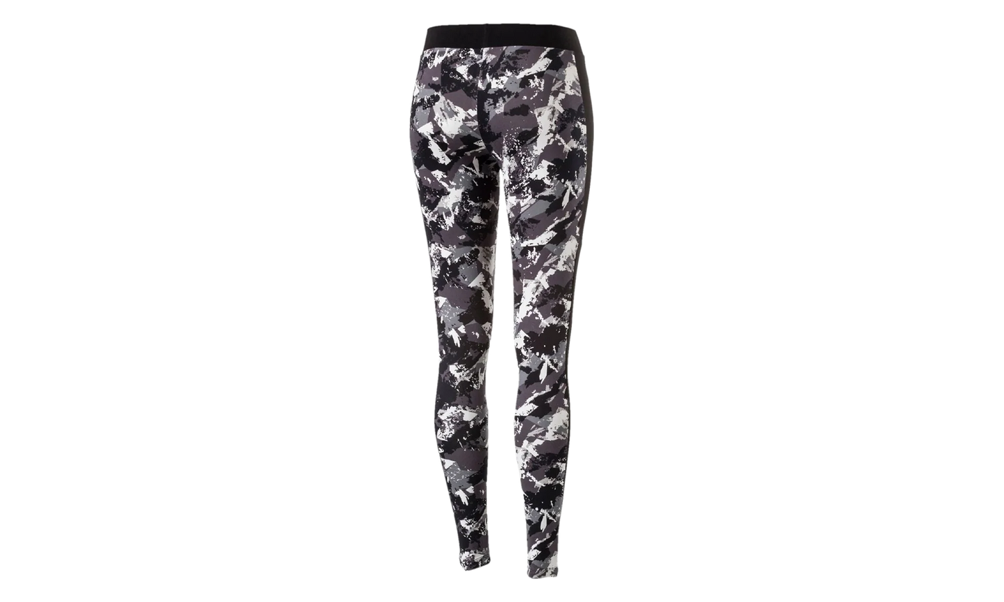 Classics All Over Print Archive Logo Leggings WMNS "Black" 573575 01