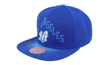 NBA Hardwood Classics Re-Take Snapback Cap "Los Angeles Lakers - Blue" 6HSSSH21339 LALBLUE
