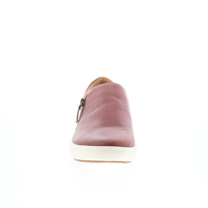Aetrex Jenna Slip On CA504 Womens Brown Leather Lifestyle Sneakers Shoes