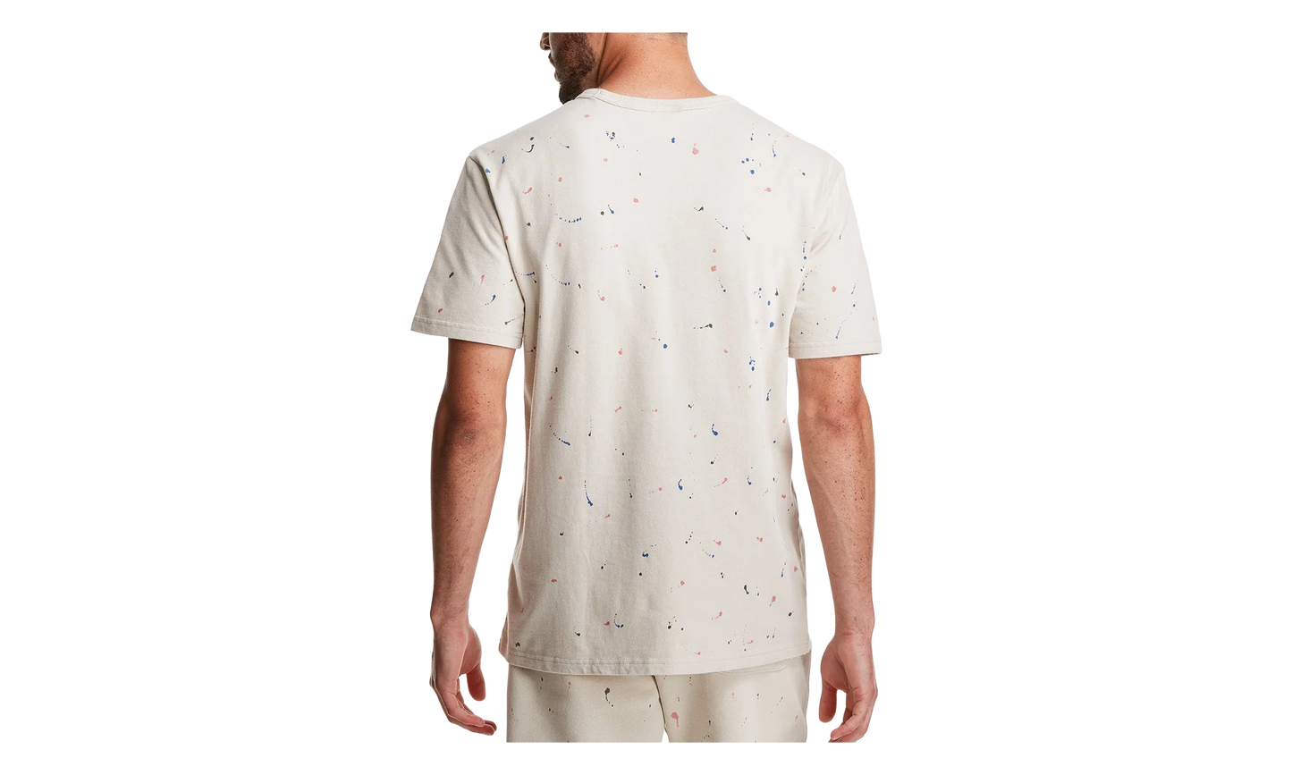 C-Life Heritage Paint Splatter T-Shirt "Pebblestone" T25969 549967 AZXC