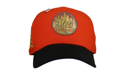 59FIFTY New York Mets 40th Anniversary Fitted Hat "Orange / Black / Gold" NE195