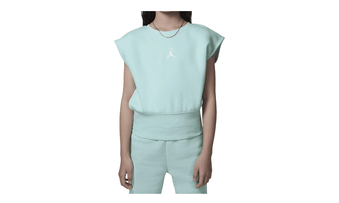 AIR JORDAN BROOKLYN CREW NECK TANK TOP GS "Light Dew" 45D248 B1Q