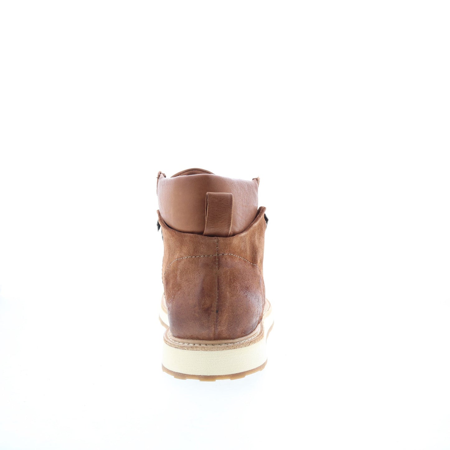 Cannon Mens Brown Leather Lace Up Casual Dress Boots