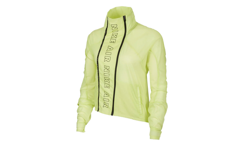 Air Full Zip Running Windbreaker Jacket WMNS "Neon Yellow" CJ1874 367