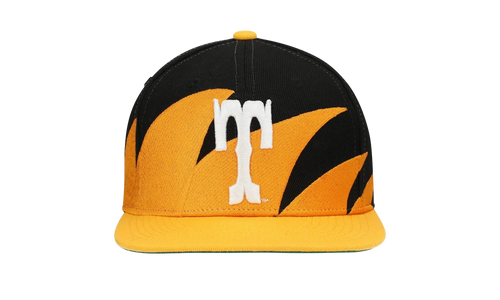 NCAA Sharktooth Snapback Cap "Tennessee Volunteers - Black / Orange" HHSS3304 UTNYYPPPBKOR