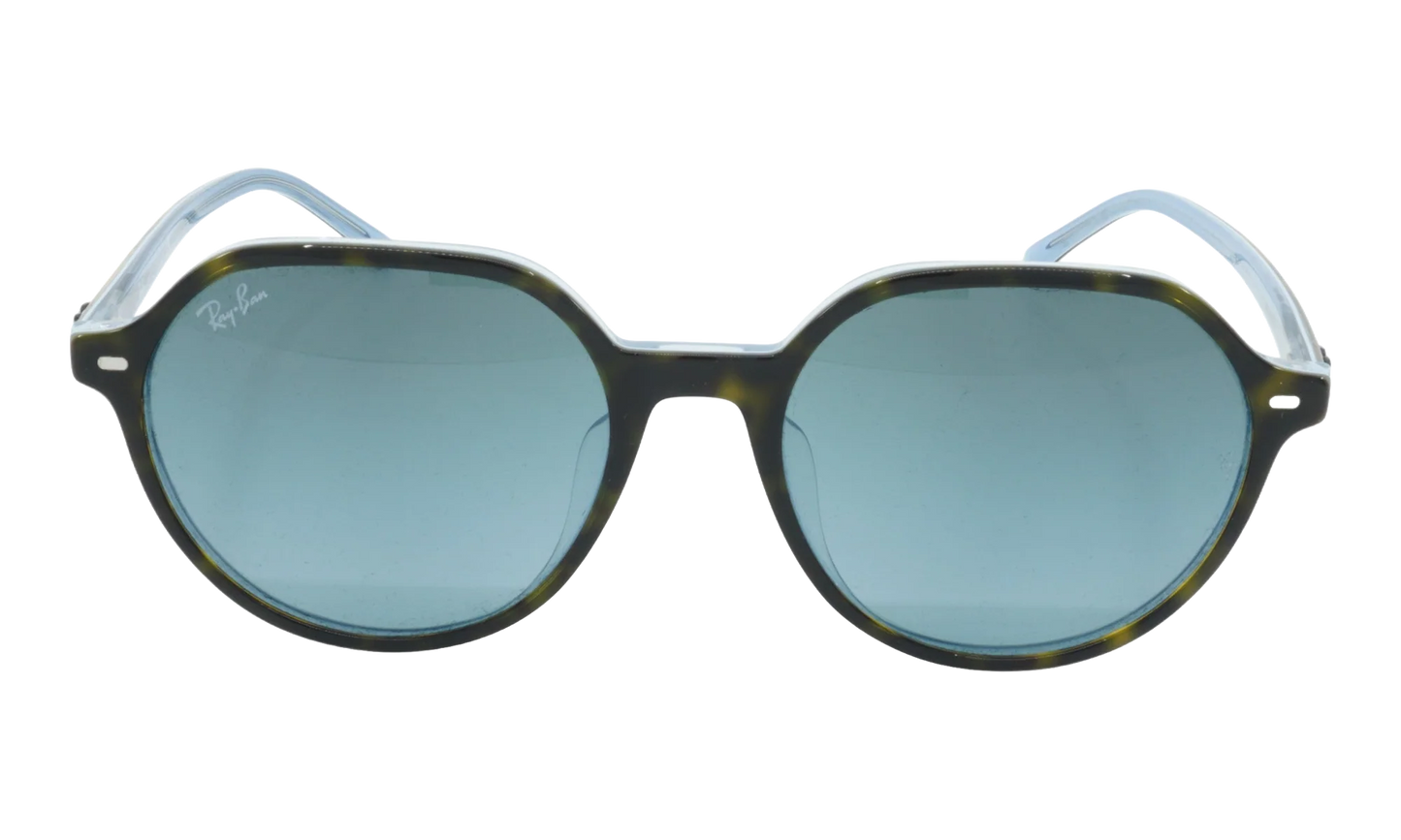 THALIA SUNGLASSES "HAVANA ON LIGHT BLUE" RB2195F-13163M_53
