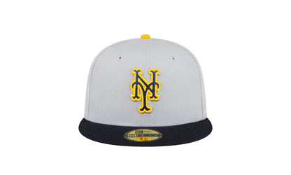 New York Mets 60th Anniversary 59FIFTY Fitted Hat "Grey" 70777240