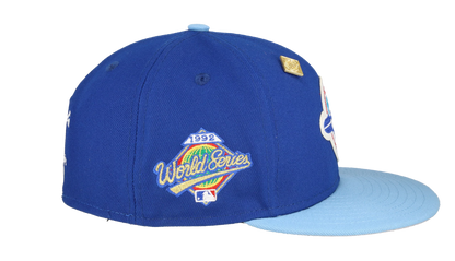 59FIFTY Toronto blue Jays Letterman Collection Fitted Hat "Royal Blue / Grey" 123451295621