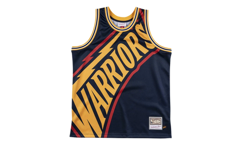 NBA Big Face Jersey "Golden State Warriors - Navy" MSTKBW19068 GSWNAVY