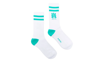 Tube Sock "White / Aqua" PF23MHR002 517 WHIT