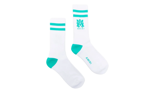 Tube Sock "White / Aqua" PF23MHR002 517 WHIT
