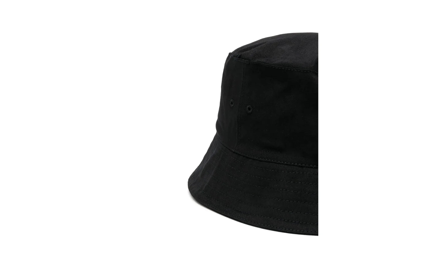 Helvetica Bucket Hat "Black" OWLB021C99FAB11001