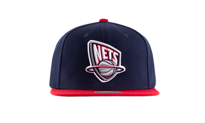 NBA Hardwood Classics Team 2 Tone 2.0 Snapback Cap "Brooklyn Nets - Navy / Red" HHSS3267 NJNYYPPPNYRD