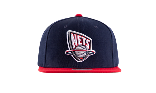 NBA Hardwood Classics Team 2 Tone 2.0 Snapback Cap "Brooklyn Nets - Navy / Red" HHSS3267 NJNYYPPPNYRD