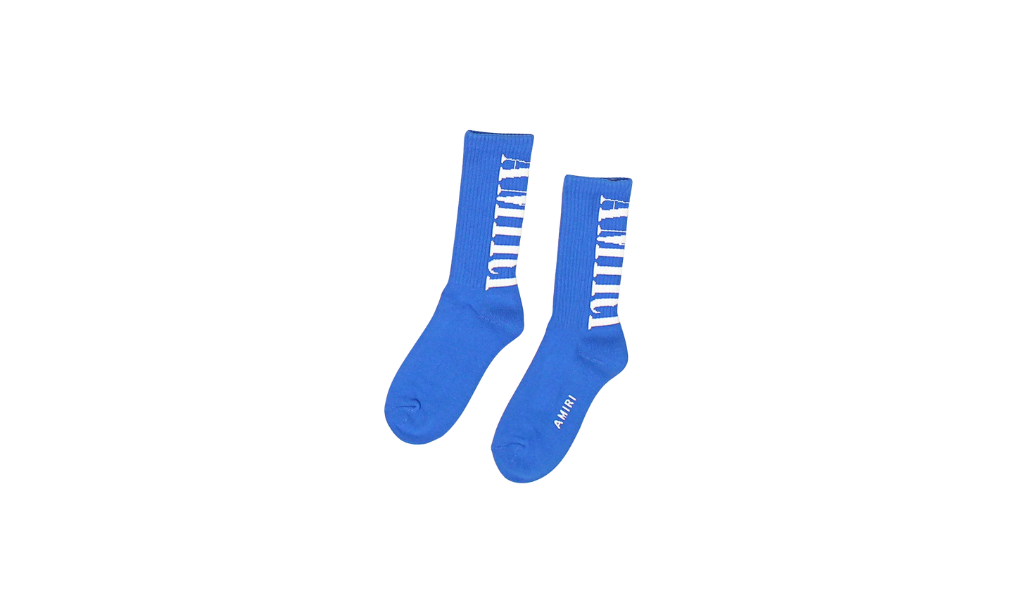 VERTICAL CORE LOGO SOCK Socks "Blue" MHR025 420