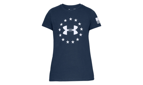 Freedom Logo T-Shirt WMNS "Academy Blue / White" 1333372 408
