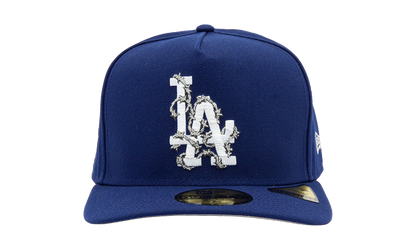 59FIFTY Los Angeles Dodgers Fence A-Frame Fitted Hat "Navy" 60693487