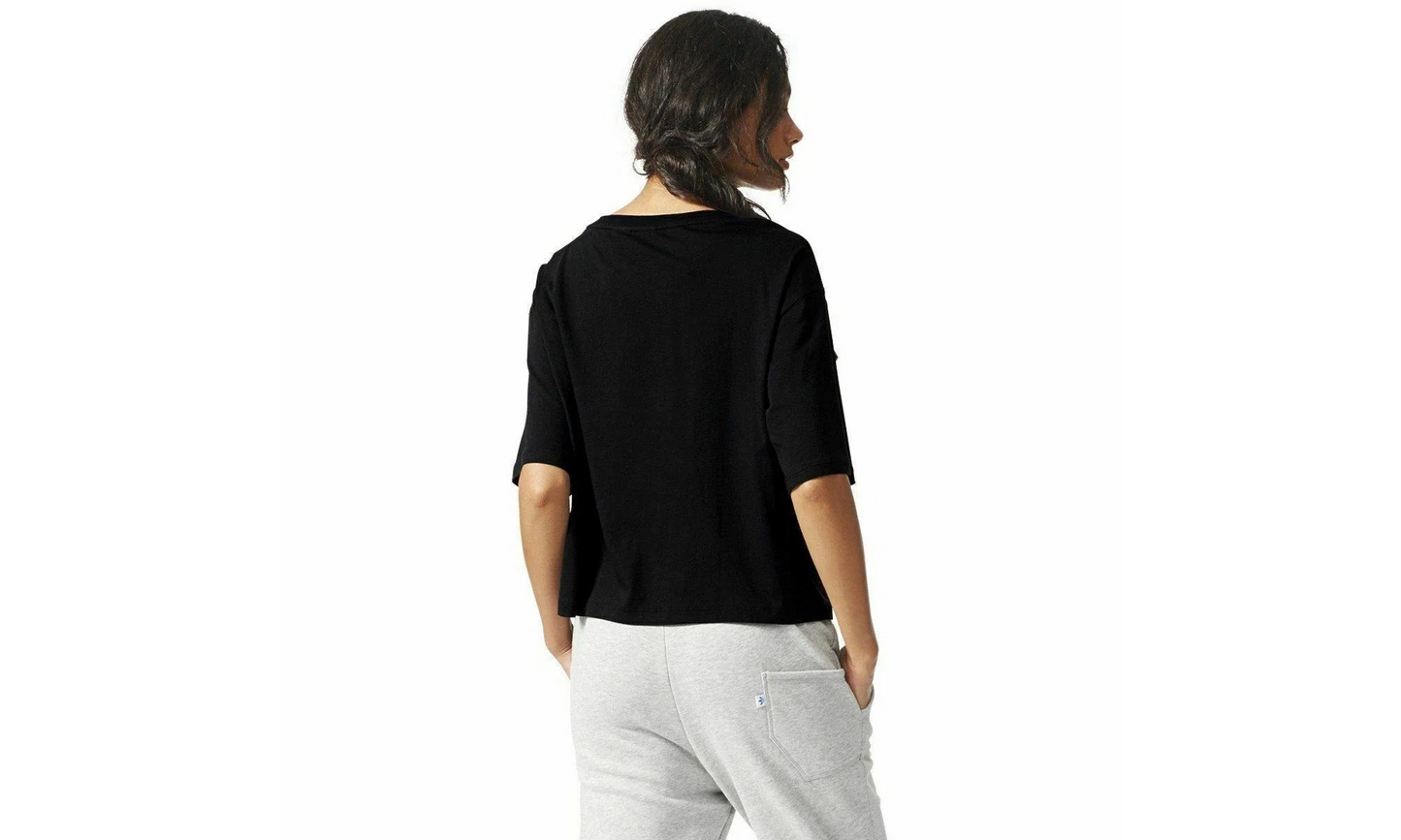 Originals Ramera Flag Cropped Tee WMNS "Black" AJ8944